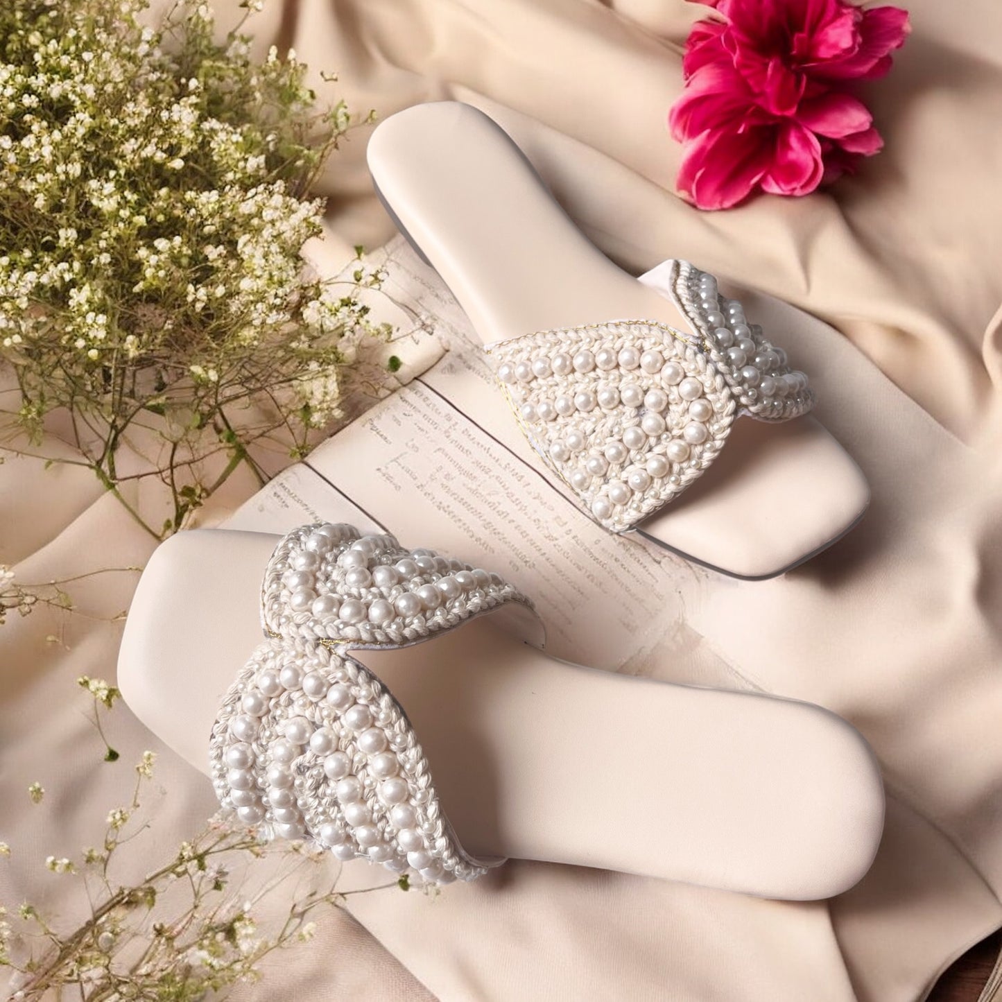 Pearl Whirl Luxe Flats