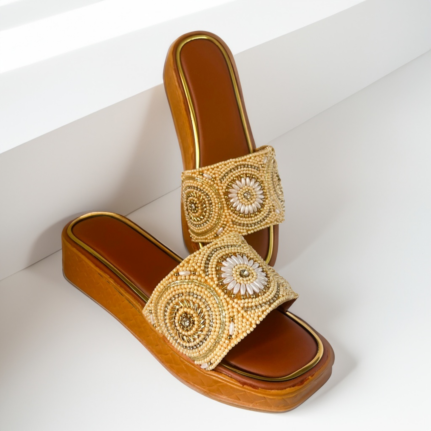Golden Radiance Wedges