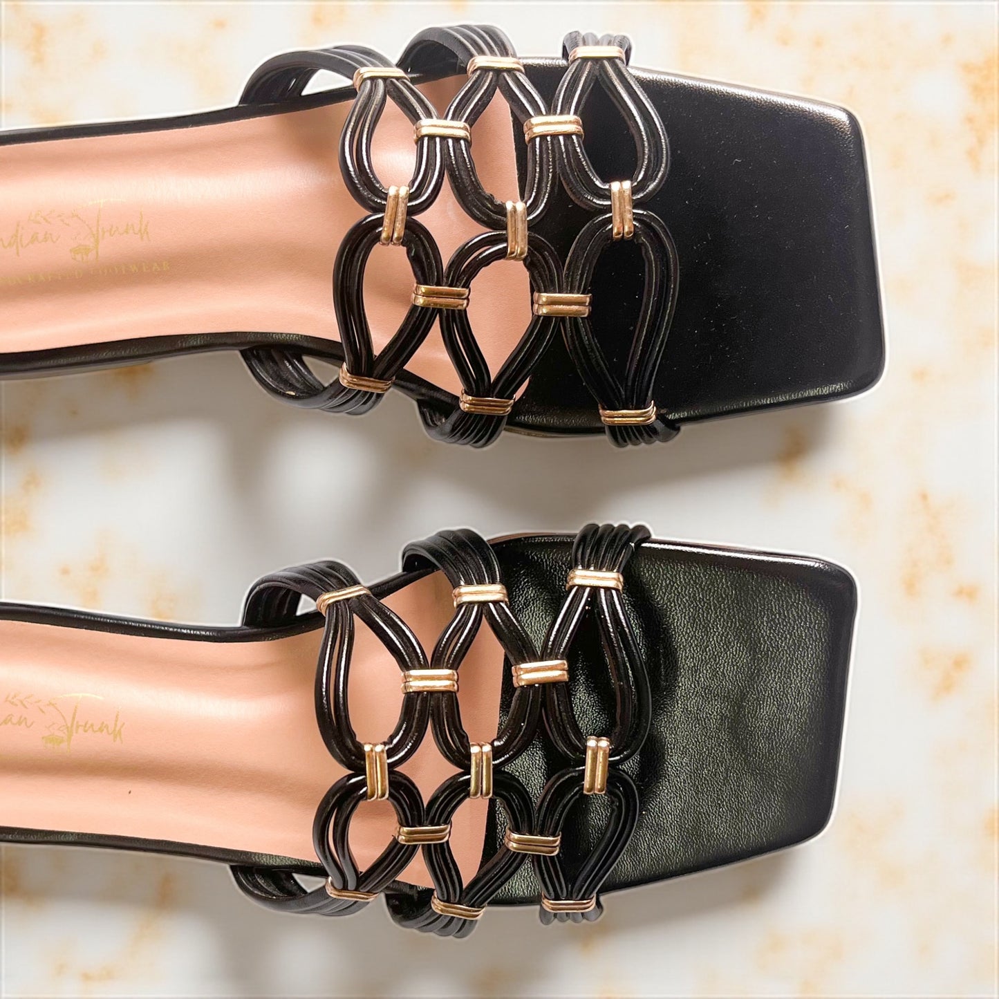 Black & Gold Grid Sliders
