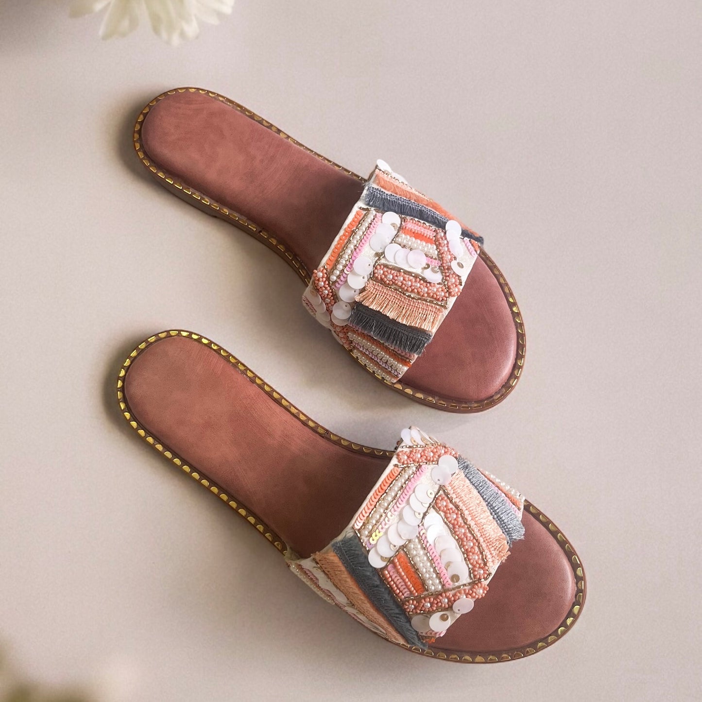 Sorbet Swirl – Embroidered Pastel Sliders