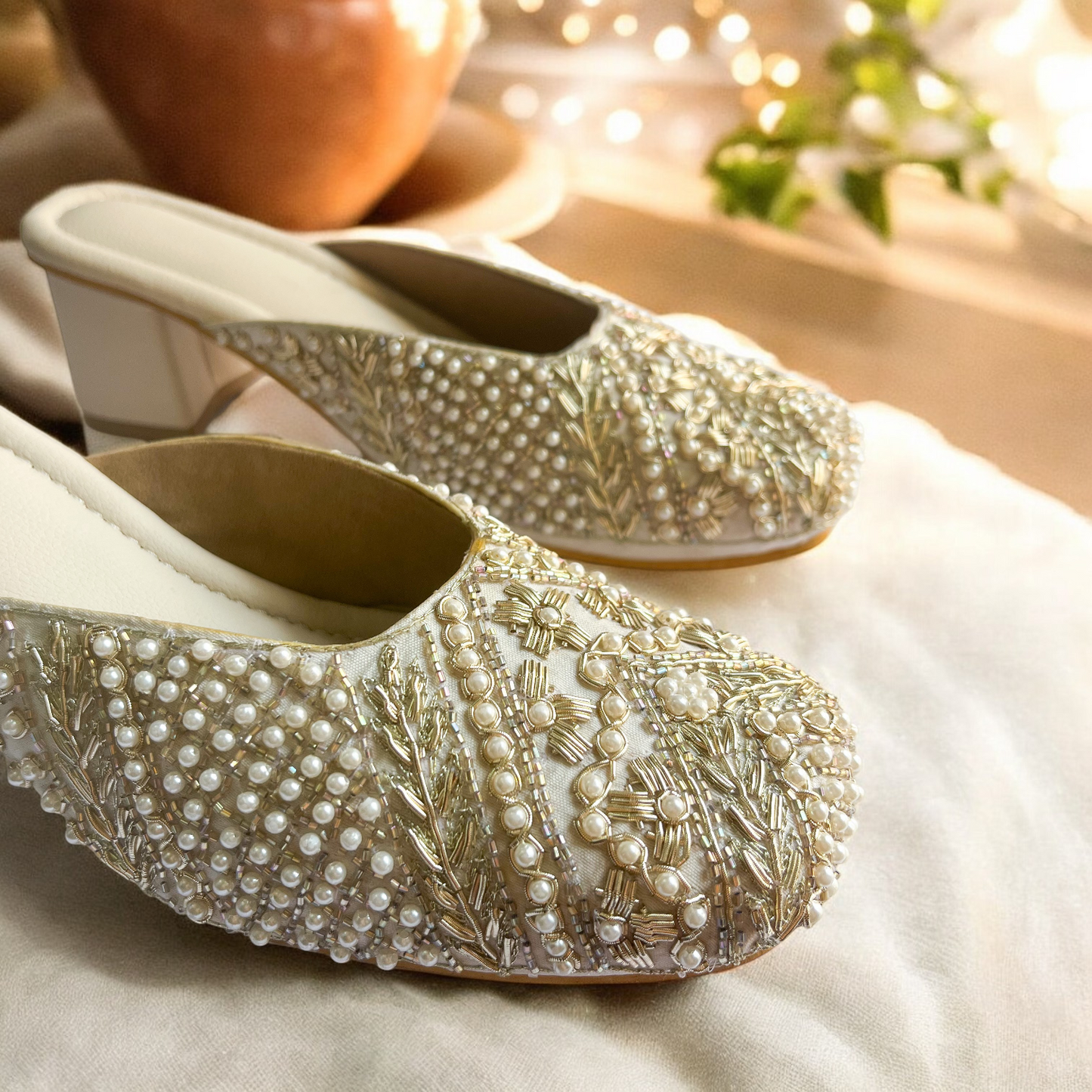 Ivory Regal Jutti Heel