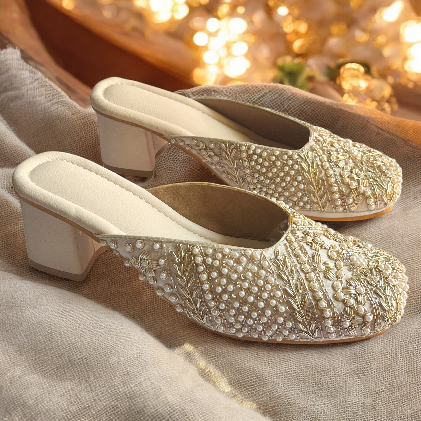 Ivory Regal Jutti Heel