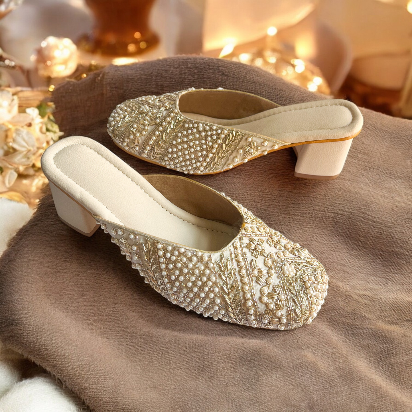 Ivory Regal Jutti Heel