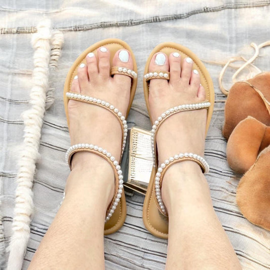 Pearl Z-Strap Flats for Women
