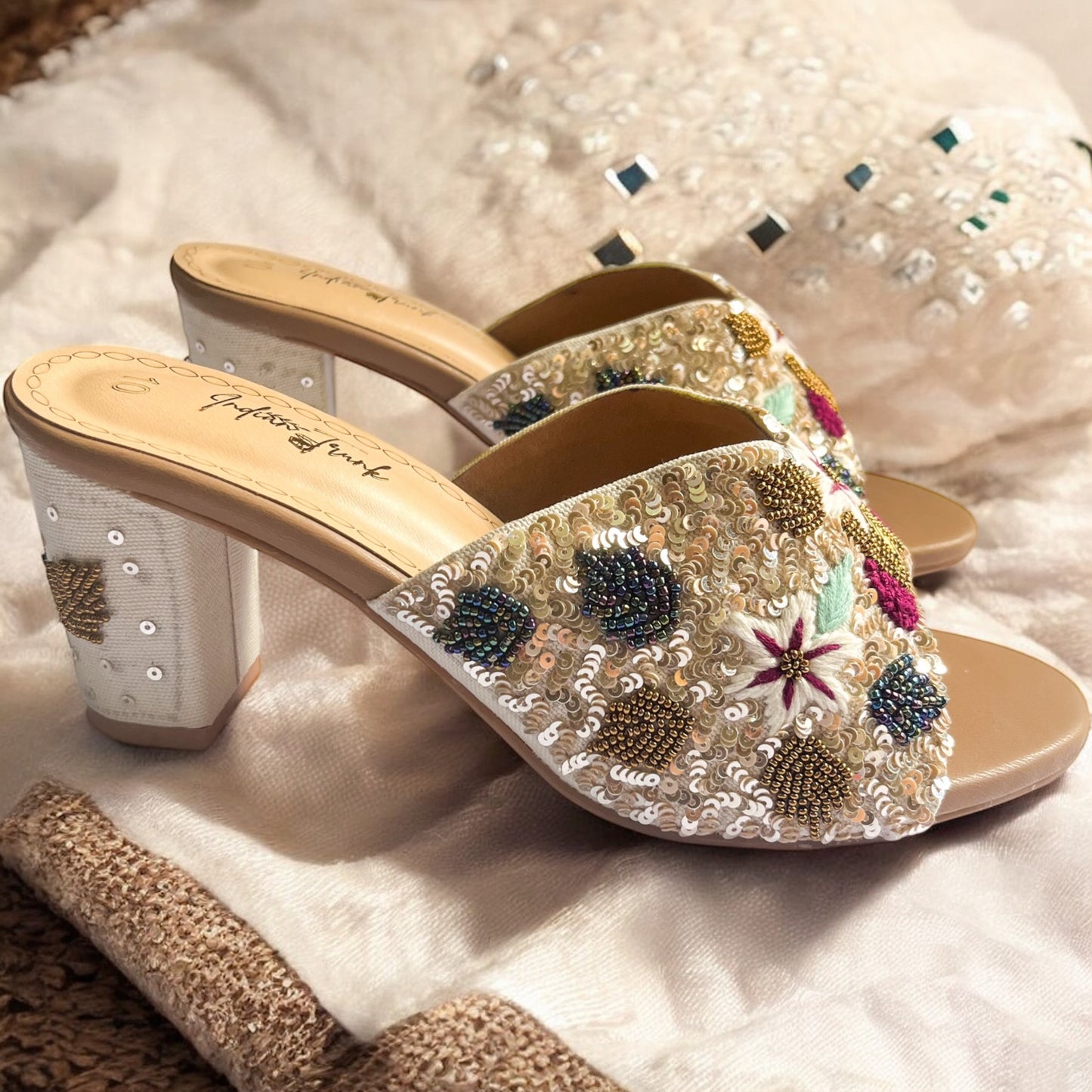 Ivory Affair Block Heels