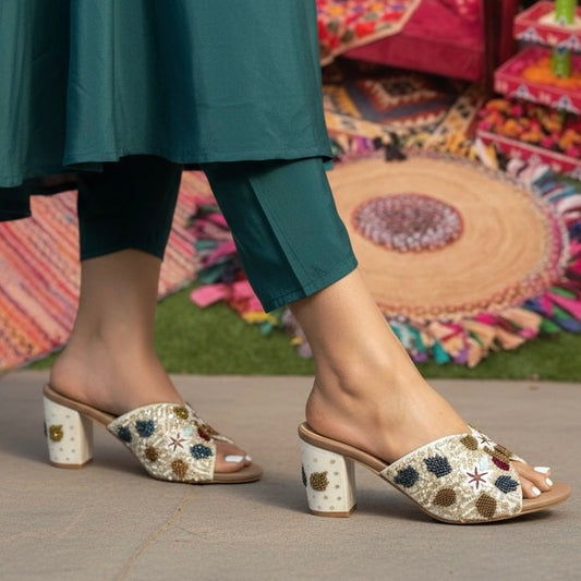 Ivory Affair Block Heels