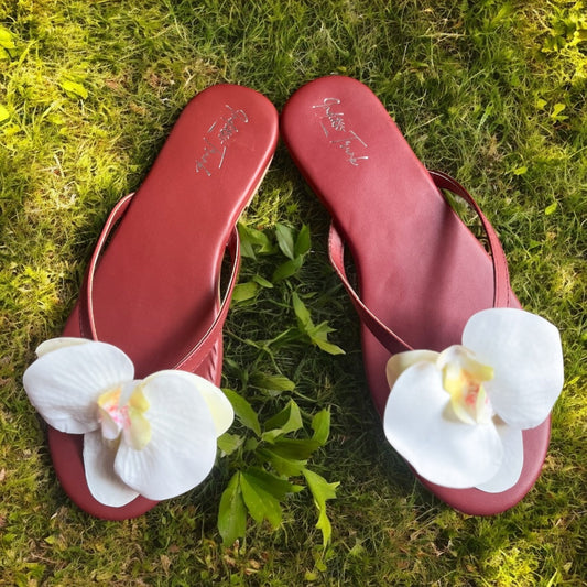 Floral Bloom FlipFlops - Berry Blossom