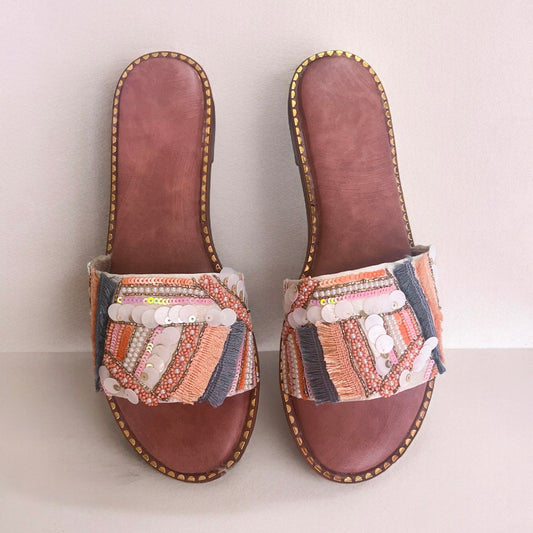 Sorbet Swirl – Embroidered Pastel Sliders